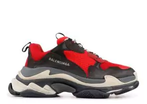 sneakers chaussure de balenciaga mode red black